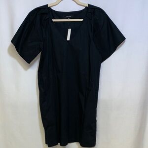 Madewell Black Cotton Dress